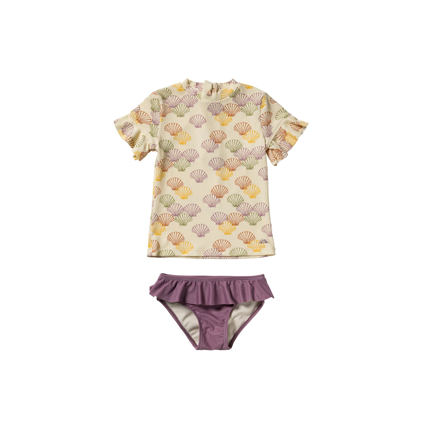UV shirt met broekje Schelp Salted Stories