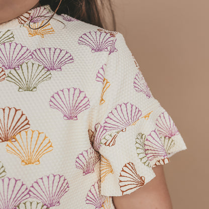 UV shirt met broekje Schelp Salted Stories