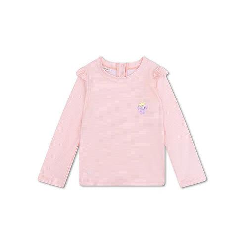 UV Shirt Lange Mouw Roze Streep Swim Essentials