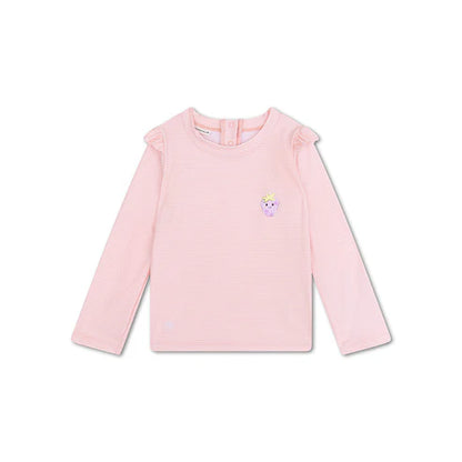 UV Shirt Lange Mouw Roze Streep Swim Essentials