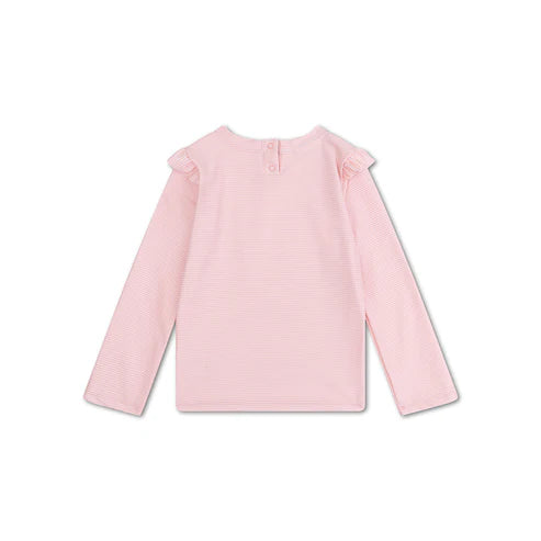 UV Shirt Lange Mouw Roze Streep Swim Essentials