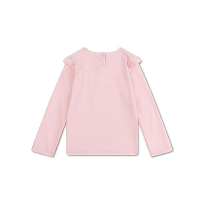 UV Shirt Lange Mouw Roze Streep Swim Essentials